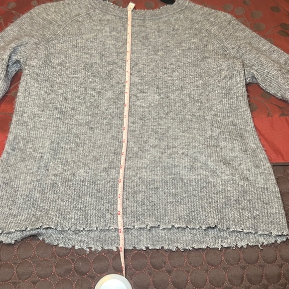 Autumn Cashmere Gray Crew Neck Cashmere Sweater size Small - Picture 10 of 15